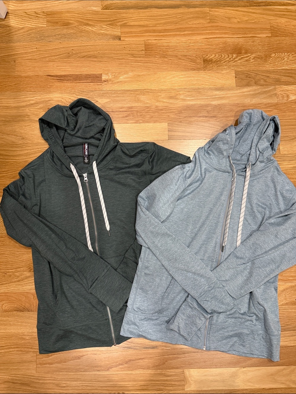 Kirkland Signature Hoodies - Gray & Dark Green - Picture 1 of 3